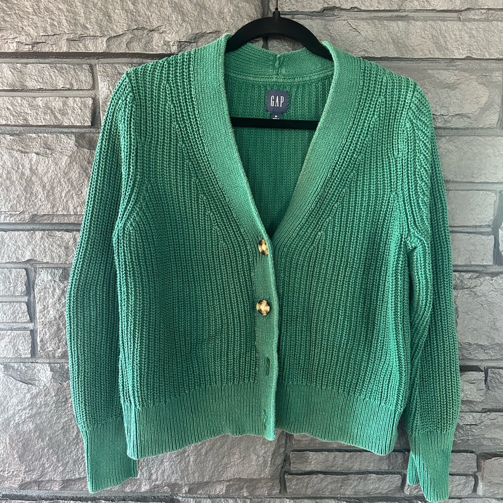 GAP Vibrant Green Women's Cardigan